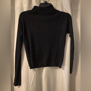 Cute Tight Black Turtleneck